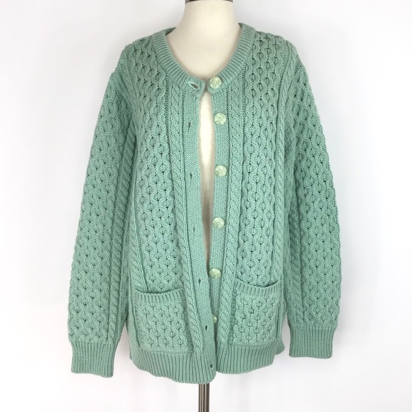 pistachio cardigan